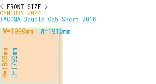 #CENTURY 2024 + TACOMA Double Cab Short 2016-